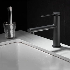 Rubinetto Da Lavabo Rea Oval Black Low