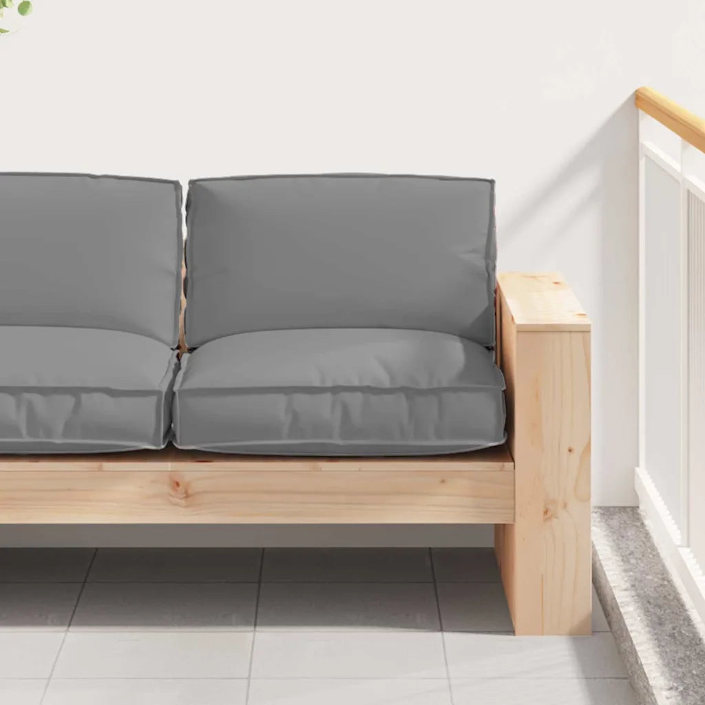 Cuscino per sedie | Cuscino Grigio 80 x 80 x 12 cm Tessuto Oxford