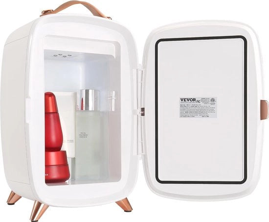 Mini frigorifero portatile 6 Litri con illuminazione a LED - Compatto e silenzioso per ufficio e camera da letto