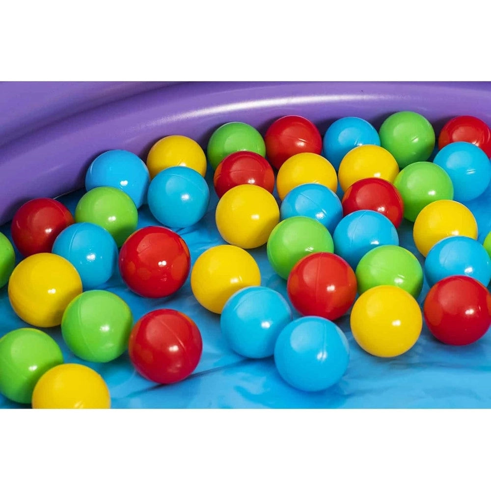 Trade Shop - Piscina Gonfiabile Giardino A 3 Anelli Gioco Per Bambini Con Palline ø 102 Cm 52466 -