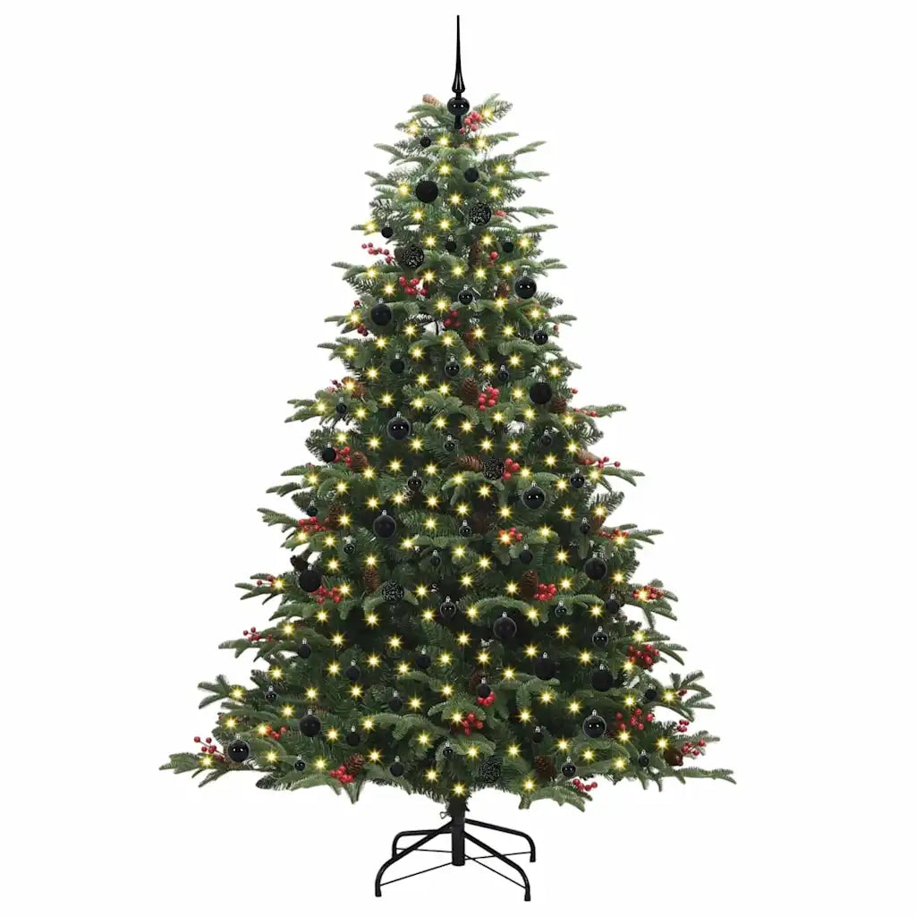 Albero di Natale | Decorazioni natalizie artificiale con 300 LED Verde 240 cm