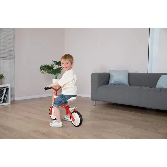Smoby - Rookie Balance Bike - Bicicletta per bambini in metallo leggero - Sella regolabile autolivellante - Ruote silenziose - Manubrio regolabile
