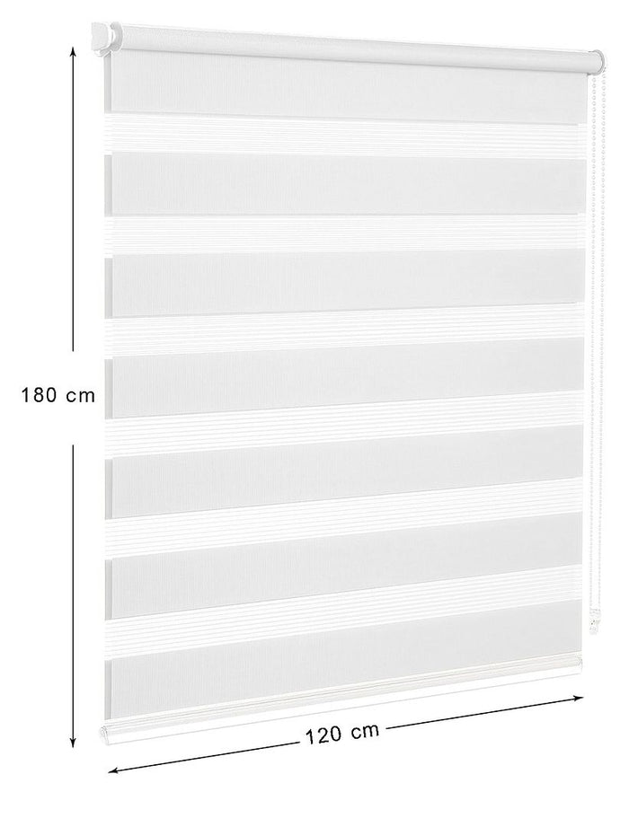 Tenda a Rullo 120x180 Cm Finestra Porta Interno Casa Ufficio Kit Montaggio Parete Telaio No Fori Beige