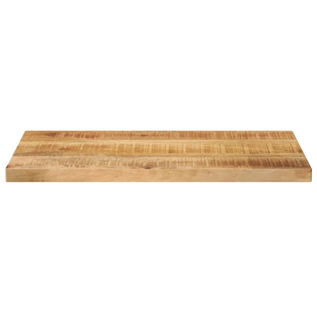 Piano per Tavolo 60x30x3,8cm Rettangolare Legno di Mango Grezzo 371369
