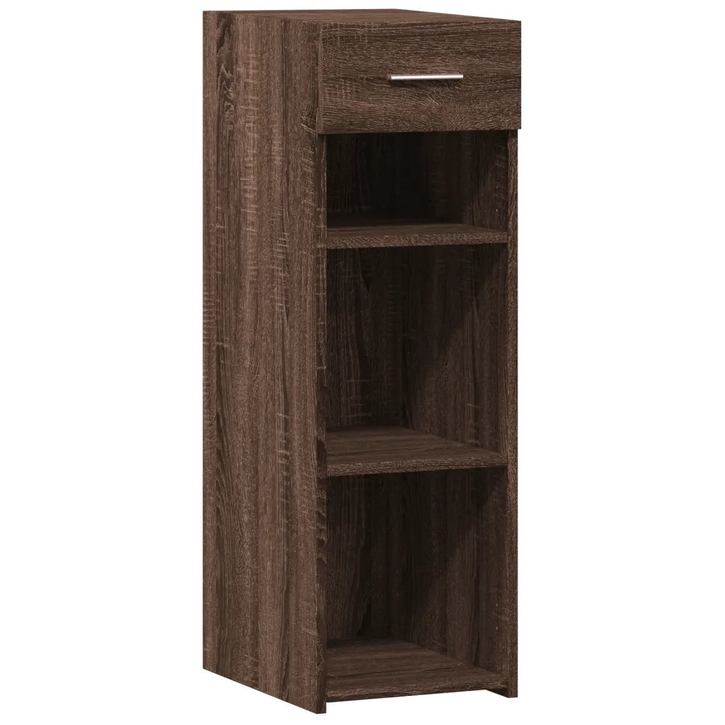 Credenza | Madia | Buffet da pranzo | Armadio da pranzo Rovere Marrone 30x42,5x93 cm in Legno Multistrato