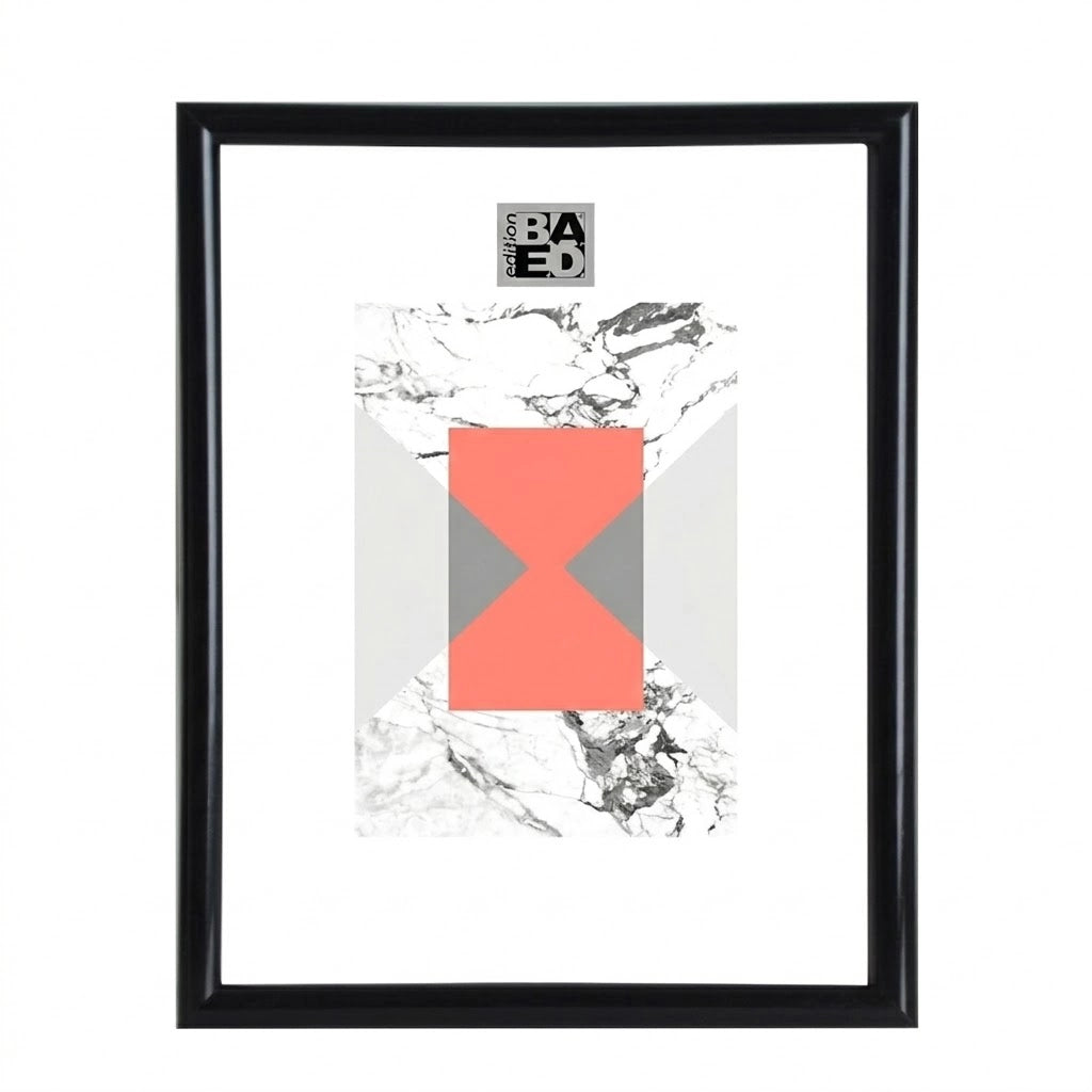 CORNICE 'AMBROISE' cm 18 x 24 con portafoto - nero  - BricoGo