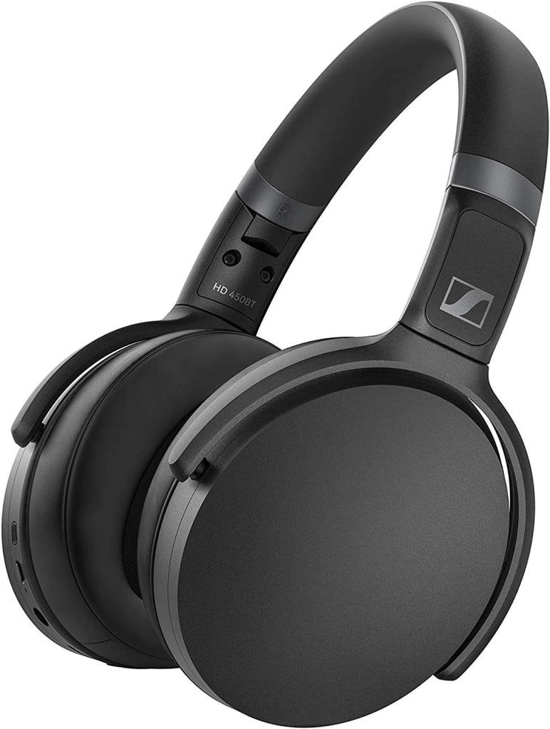 Sennheiser Cuffie wireless HD 450BT con cancellazione attiva del rumore, nero (ricondizionato)