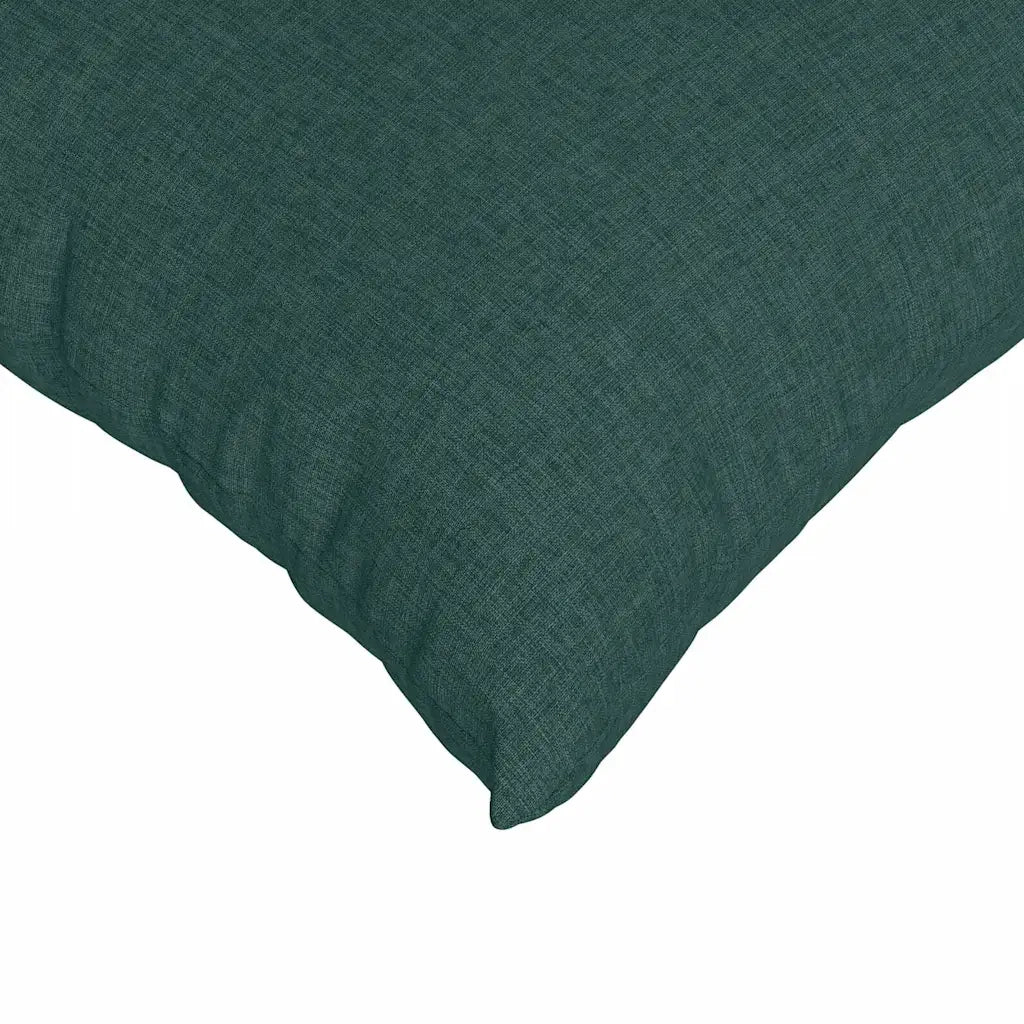 Cuscini da Divano 2 pz | Cuscini per sedie Verde Scuro 80 x 80 cm Tessuto