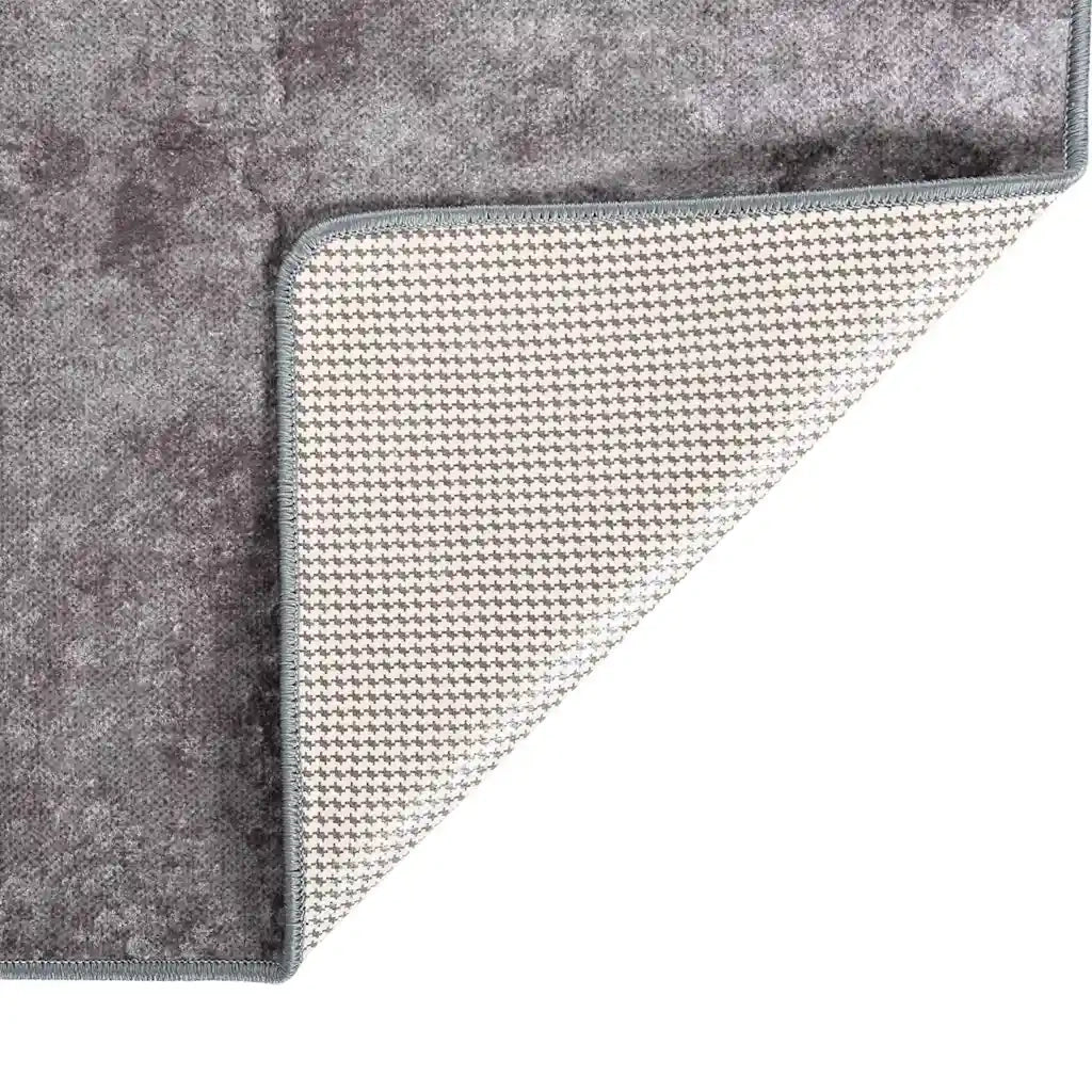 Tappeto Lavabile 160x230 cm Grigio 337961