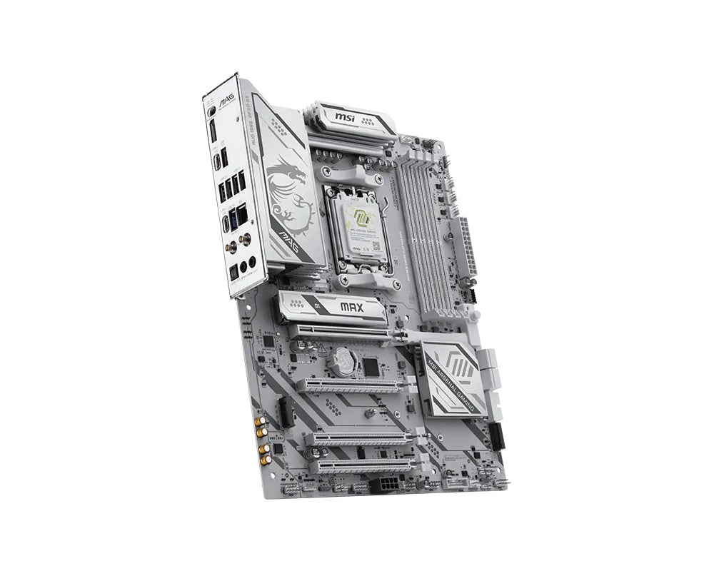 Msi mb amd mag b850 gaming plus max wifi,b850,am5,4ddr5,4pci-ex16,3m.2,4sata3,3usb10g,6usb5g,8usb2.0