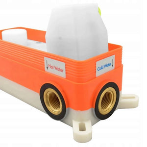 Set Doccia Da Incasso Rea Lungo L. Gold + Box