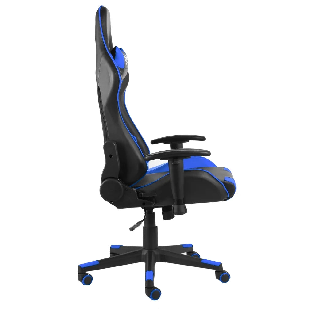 Sedia da Gaming | Sedia da e-sports Girevole Blu in PVC