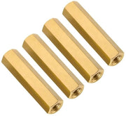 Spaziatori in rame per connessioni e fissaggi femmina - M4x60mm - 4 pezzi - adatto a diverse applicazioni