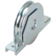RUOTA CON SUPPORTO INTERNO PER CANCELLI GOLA TONDA 100 mm