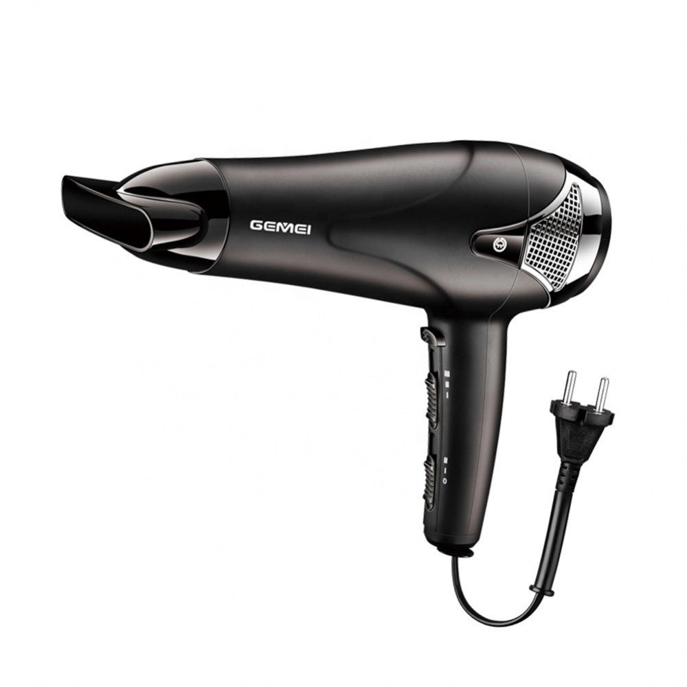 Trade Shop - Asciugacapelli Professionale Phon Corda Retrattile 1800-2200w 2 Velocità Gm-129 -