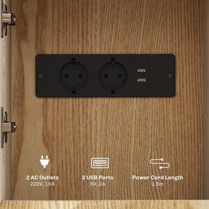 Tavolino da Salotto in Stile Boho 30x60x60,5 cm con Vano a Scomparsa in MDF color Legno