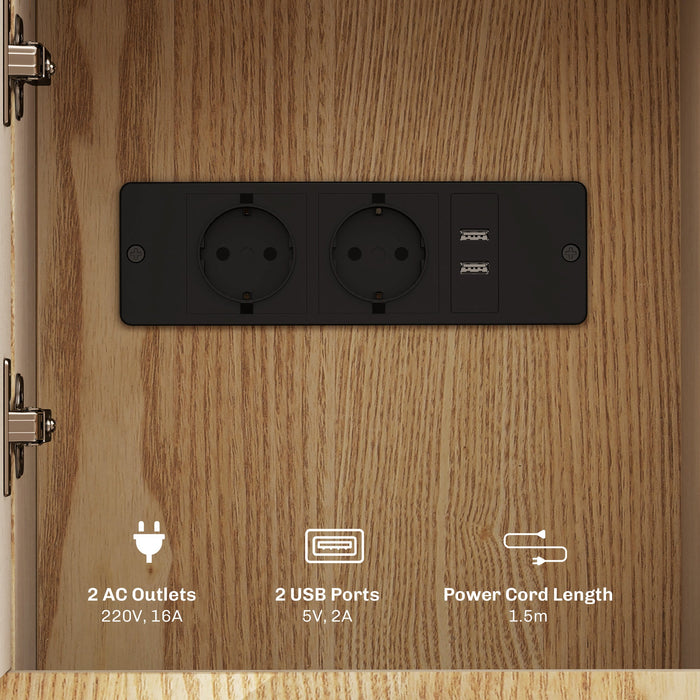 Tavolino da Salotto in Stile Boho 30x60x60,5 cm con Vano a Scomparsa in MDF color Legno