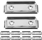 Clips per schrijfbord 10 pezzi - Clips per schrijfbord montabili - Clips di riserva per schrijfbord metalliche - Clip per schrijfbord da staccare - Clips per schrijfbord per ufficio - Clips leggere e spazieggianti per ufficio