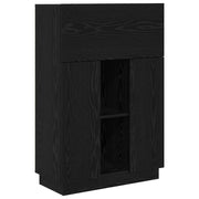 Scrivania | Tavolo da Ufficio Rovere Nero 71,5 x 31,5 x 106,5 cm Legno multistrato