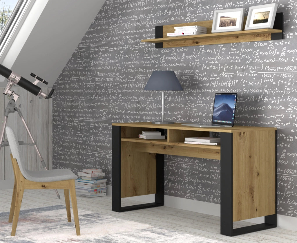 SCRIVANIA MONDI ARTISAN ROVERE NERO OPACO