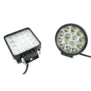 Trade Shop - Faro Supplementare Profondita Auto Tondo Quadrato Led 42w 6000k -   -tondo    -