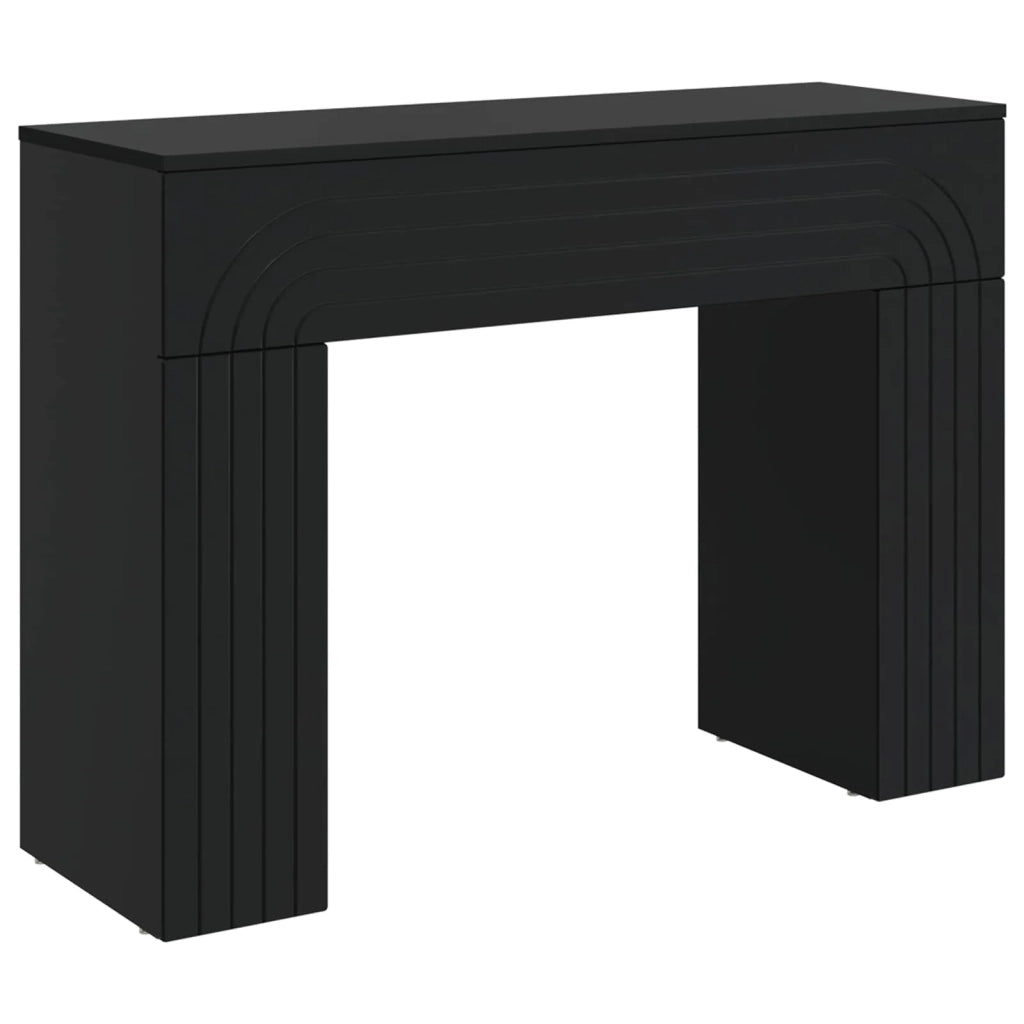 Tavolino da salotto Nero 102 x 35 x 75 cm Legno ingegnerizzato