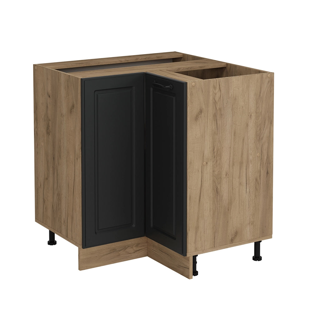 Mobile ad angolo cucina R-Line Antracite rustico/Rovere dorato 75.6 cm senza piano di lavoro Vicco