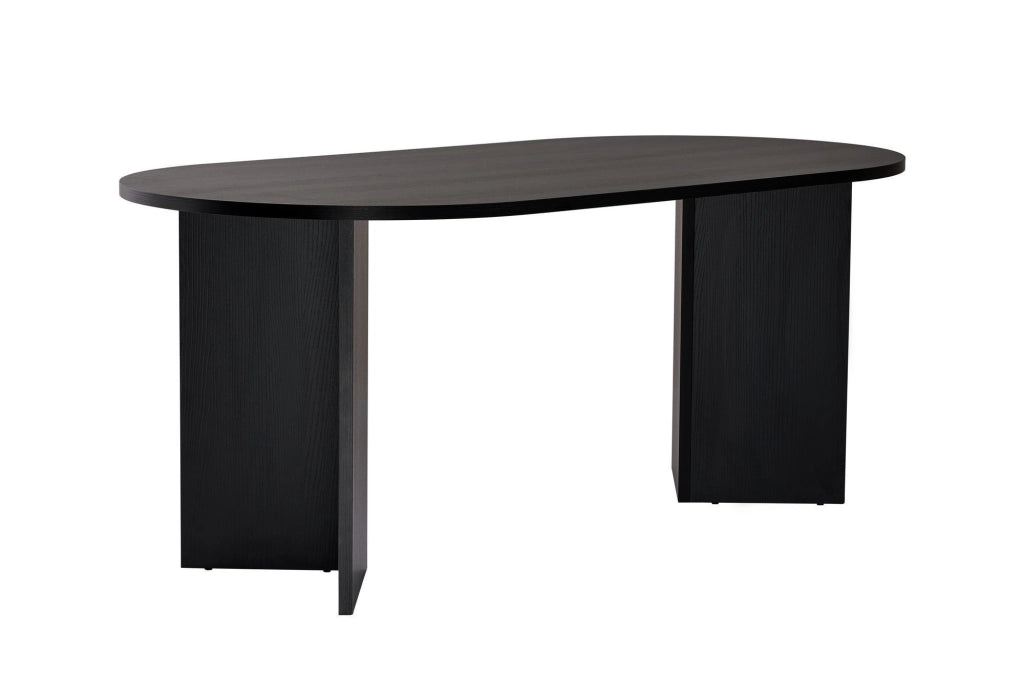 Tavolo da pranzo in legno "Sablin" - 180 x 89 x 75 cm - Legno nero