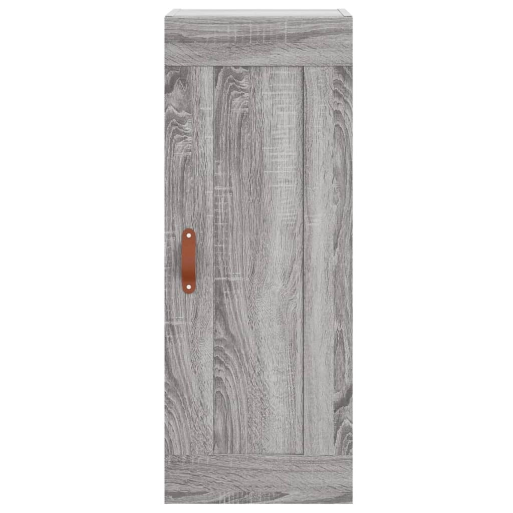 Buffet credenza cassettiera armadio mobile contenitore organizer cucina soggiorno salotto rovere Sonoma alto 34,5 x 34 x 180 cm legno ingegnerizzato grigio 02_0035280