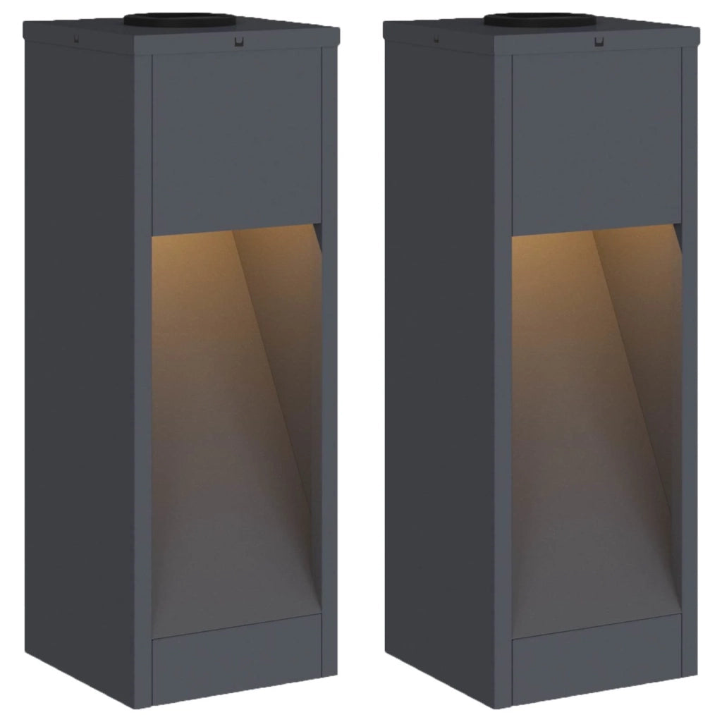 Lucina LED Solare da Percorso 2 pz Antracite CFW5943639