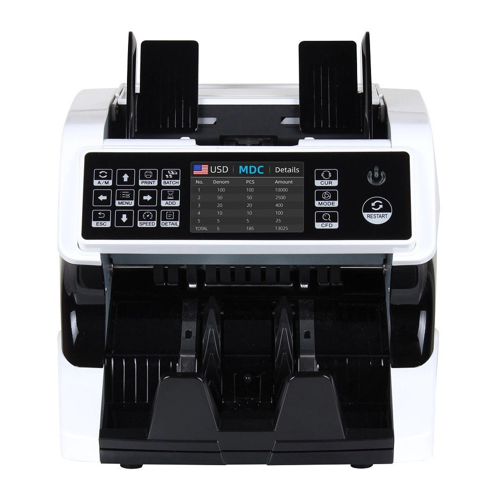 Trade Shop - Contabanconote Dollaro Euro Contatore Di Valore Misto Rilevatore Dual Cis Al-920 -