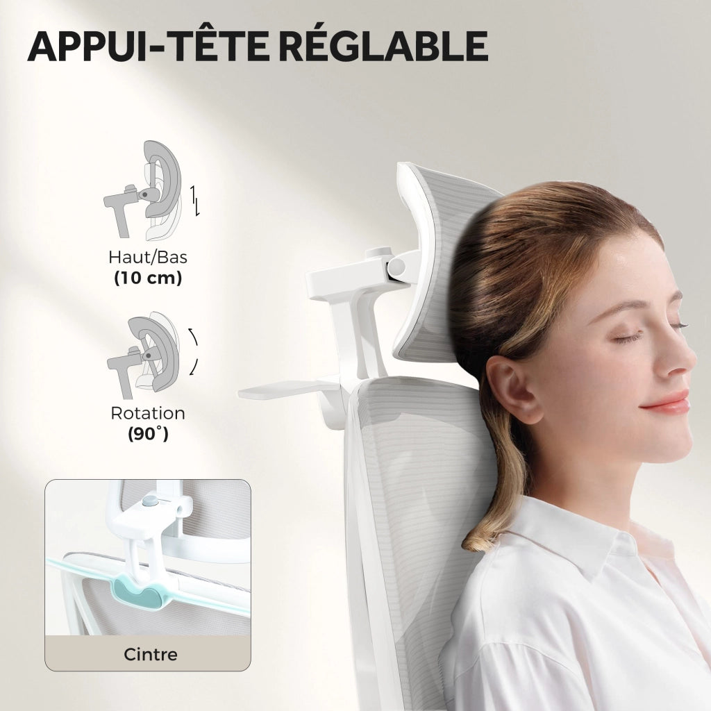 Sedia da ufficio regolabile in altezza ¨C zephmum ¨C nero, 71x70x129 cm