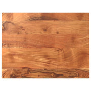 Piano Tavolo 80x60x3,8 cm Rettangolare Legno Massello Acacia