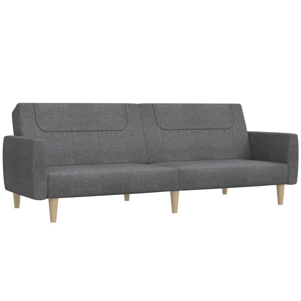 Divano Letto a 2 Posti Grigio Chiaro in Tessutocod mxl 111430
