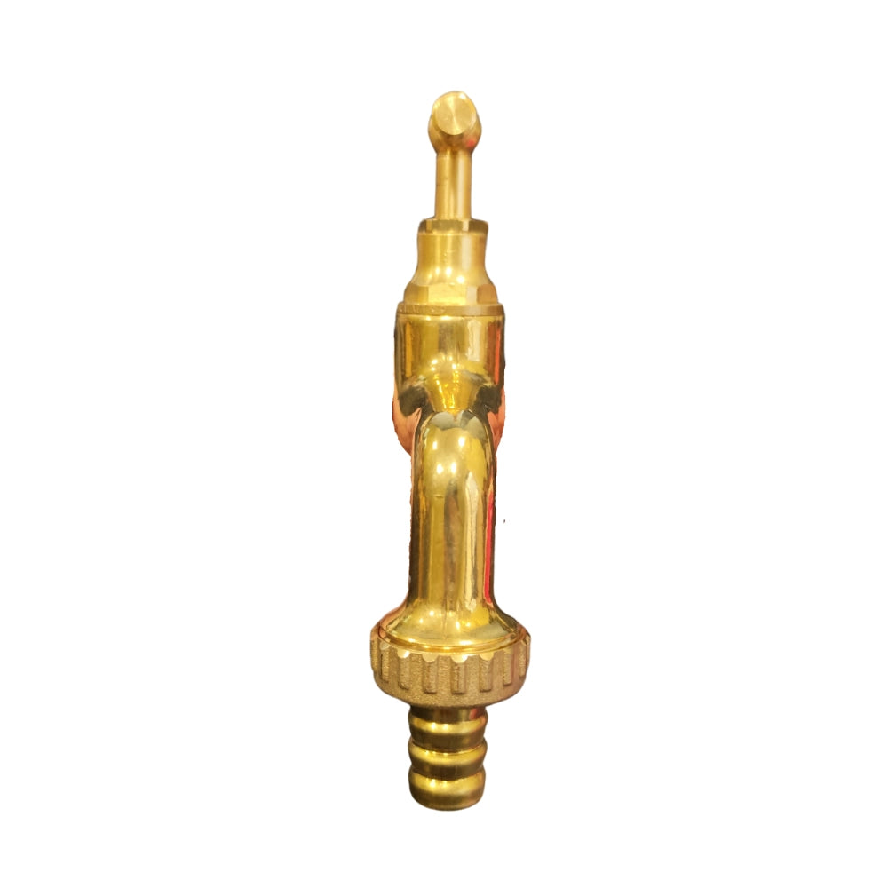 Rubinetto portagomma ottone lucido 1/2 pollice erogazione giardino esterno