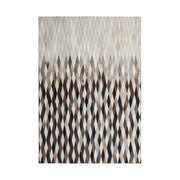 Tappeto Eclipse 500 in Vera Pelle Grigio 120x170 cm