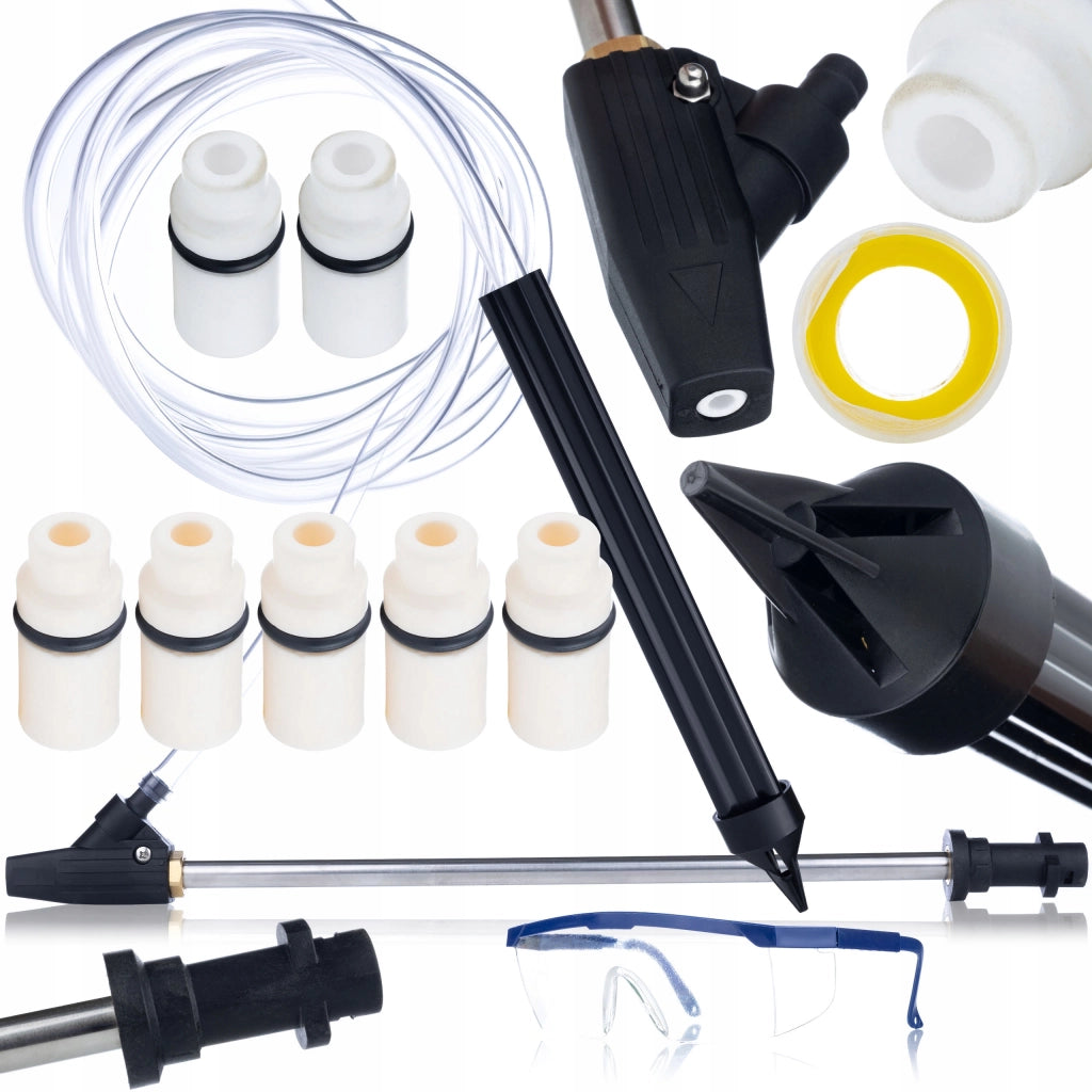 Set di Accessori per Idropulitrice compatibile con Kärcher K2–K7 – 7 Ugelli, 5 Rinforzati