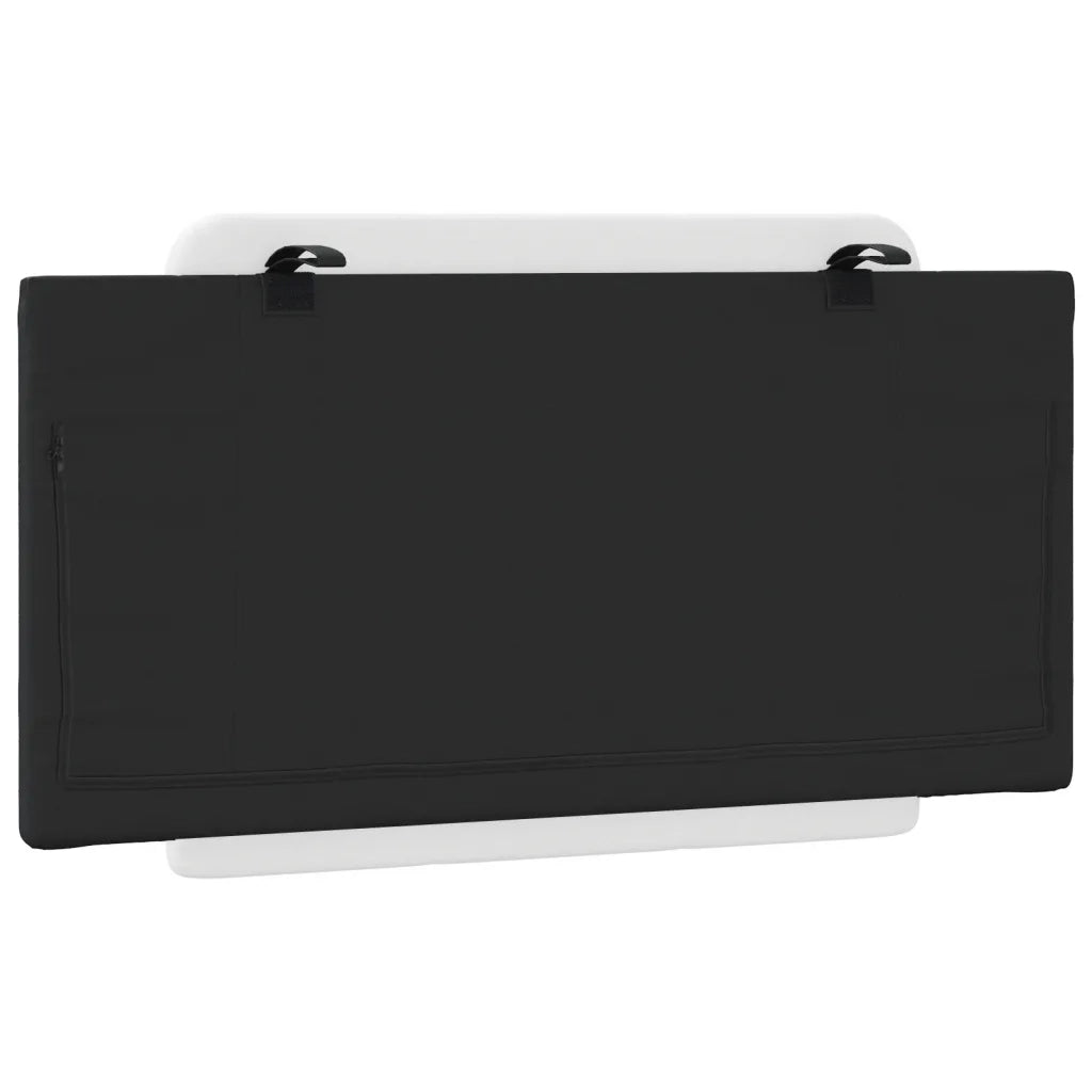 Cuscino testiera Zadar Bianco e Nero 100 cm in Similpelle 3207729