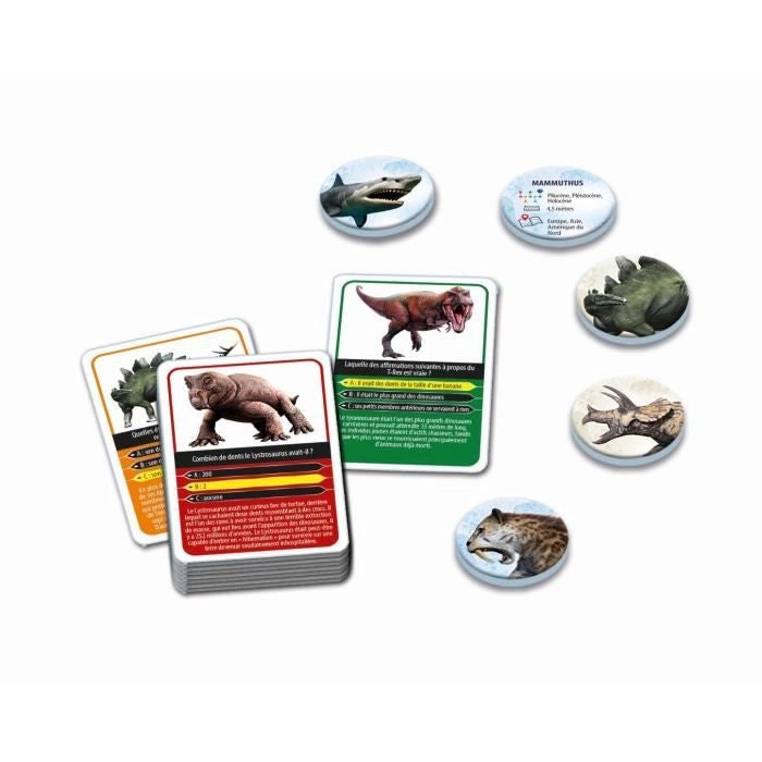 Clementoni - Quiz Dinosauri e preistoria - 3 diverse modalità di gioco - Dai 6 anni in su