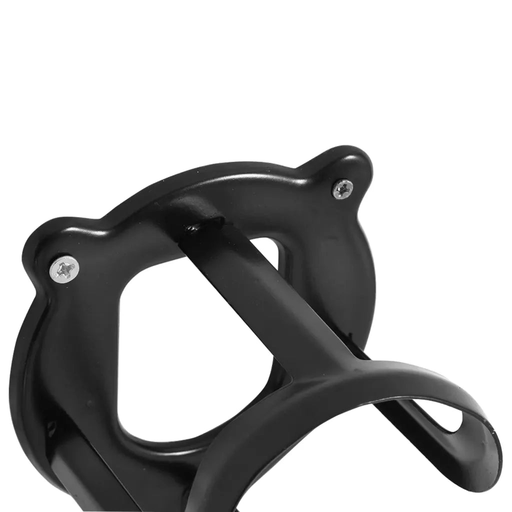 vidaXL Portasella a 3 Gambe da Parete Nero in Ferro