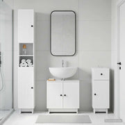 Set di armadietti da bagno in 3 pezzi EDE Legno ingegnerizzato 3417823