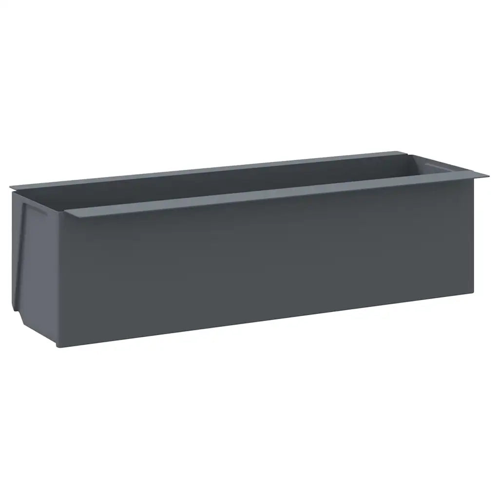 Fioriere per Europallet 12 pz Grigio 36x13,5x9,5 cm in PP 318302