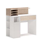 Vicco Scrivania Bianco/Sonoma 100 x 50 cm