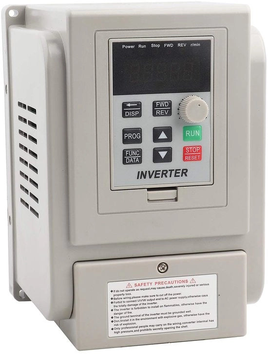 Regolatore di velocità per motori VFD - 4 kW - 220V AC - Regolatore di tensione PWM - Adatto per motori AC a 3 fasi - Modello AT1-...