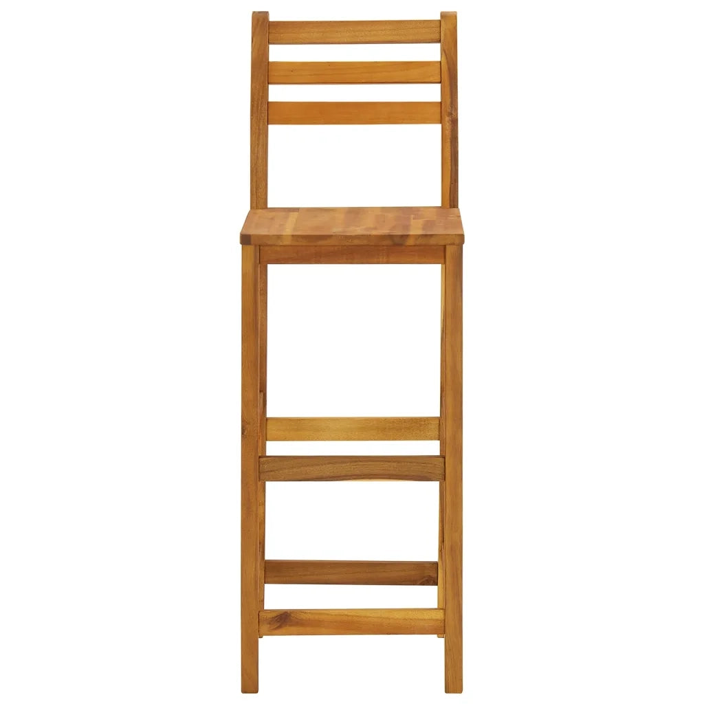 Set da Bar per Giardino 3 pz | Set Salotto da Giardino in Legno Massello di Acacia