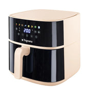 Friggitrice ad Aria Luce Led Iridea Colore Champagne Capacità 8 Litri Tognana