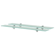 Mensole Galleggianti 2 pz in Vetro 70x20 cm 8 mm cod mxl 33259