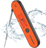 Termometro per Carne Digitale - Rilevamento Rapido, Resistente all'Acqua e Ricaricabile per BBQ, Cucina e Fritture (-50 °C fino a 300 °C)