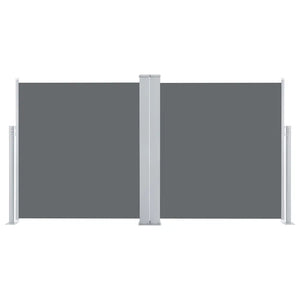 Tenda da Sole Laterale Retrattile Antracite 120x600 cm  cod mxl 63978