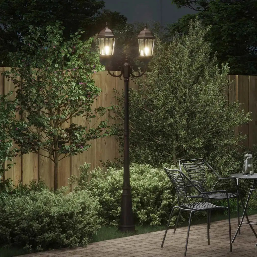 Luce da Giardino Bronzo 68 x 20 x 235 cm Alluminio e vetro CFW4808581